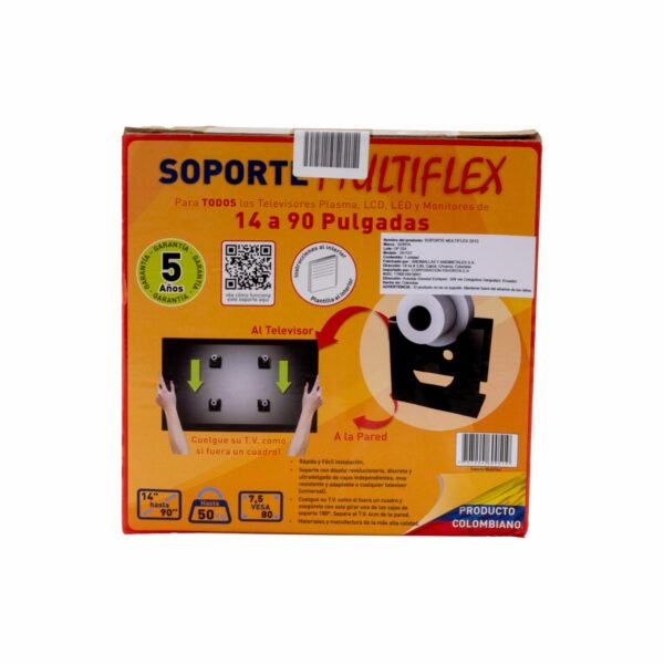 Soporte Para Tv Con Brazo Giratorio ANDIMALLAS 14" A 90"