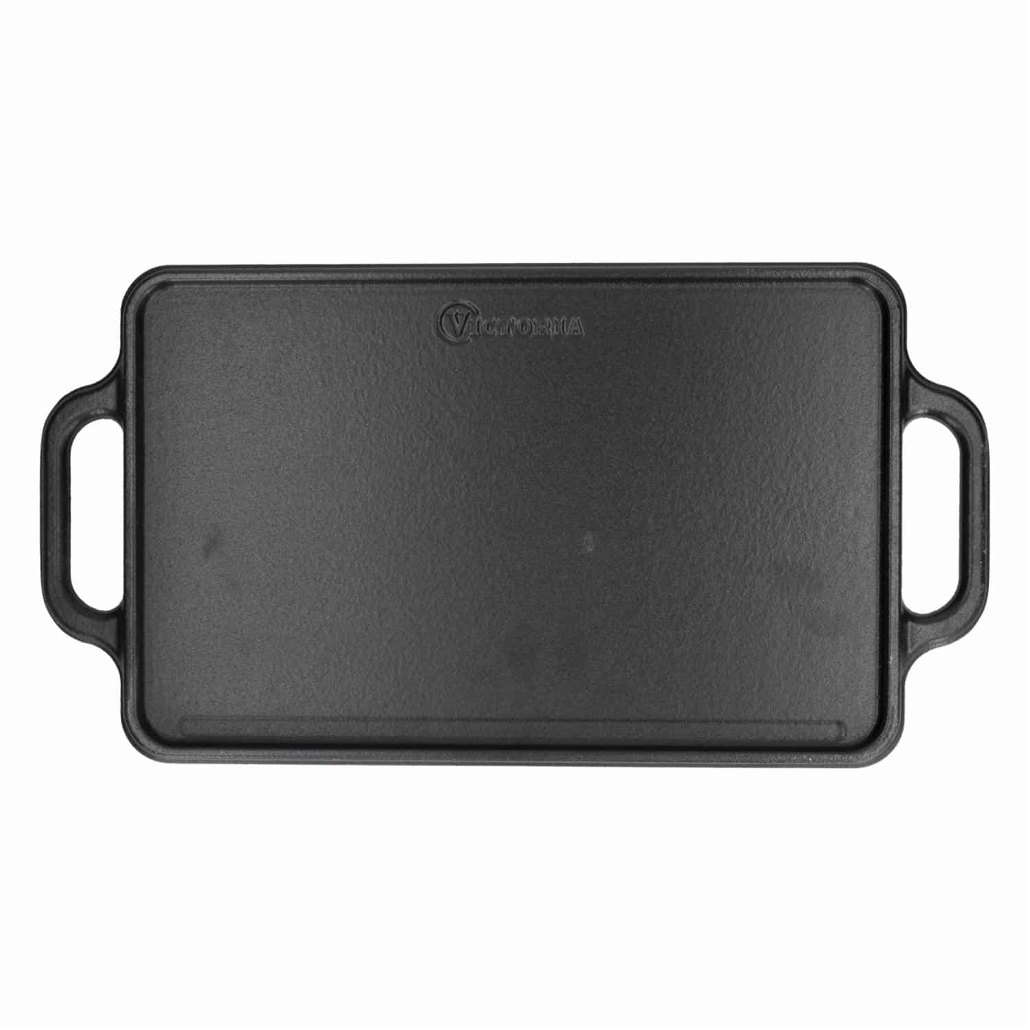 Plancha Inducción Rectangular Asa Hierro Esm Negro Mate Victoria VICTORIA 21 X 33 Cm - Imagen 2