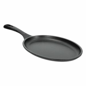Sartén De Inducción Ovalada - Fajita Esm Negro Mate Victoria LA VICTORIA 24X17.5 Cm