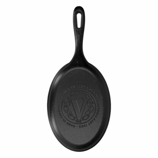 Sartén De Inducción Ovalada - Fajita Esm Negro Mate Victoria LA VICTORIA 24X17.5 Cm - Imagen 2