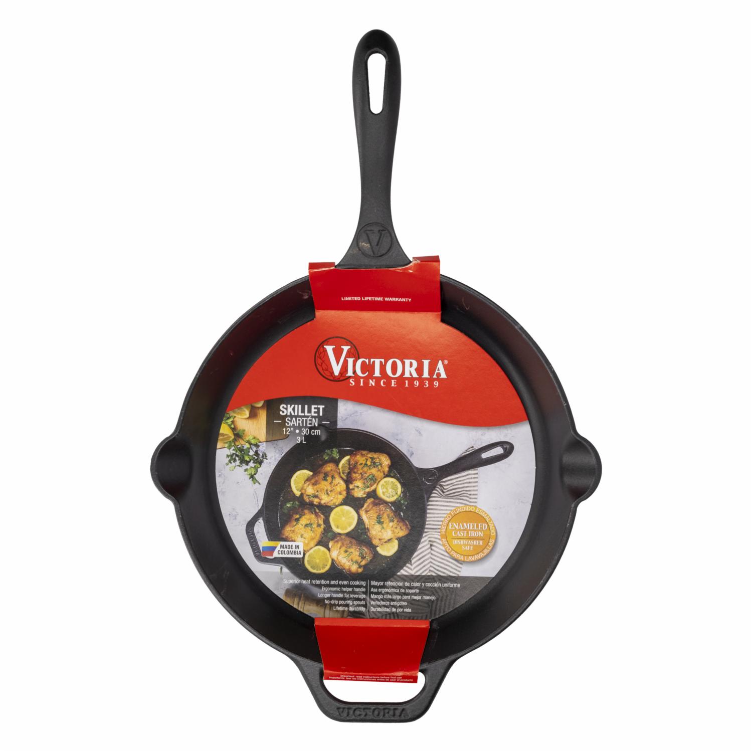 Sartén De Inducción Esm Negro Mate Victoria VICTORIA 30 Cm
