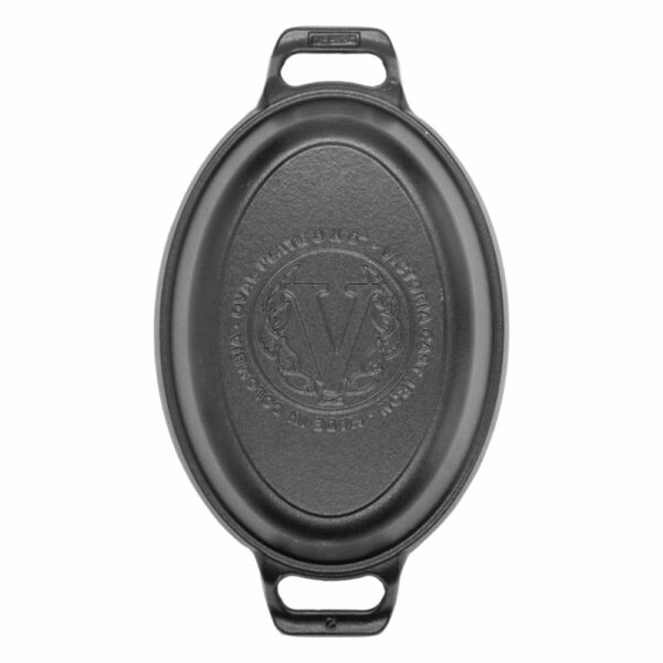 Cazuela De Inducción Ovalada Esmaltado Negro Mate LA VICTORIA Unidad - Imagen 3