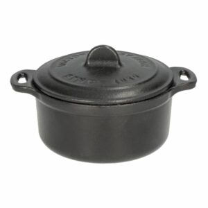 Mini Olla Cocotte Esmaltada Negro Mate Victoria LA VICTORIA Unidad