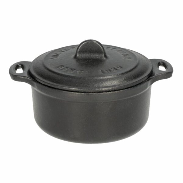 Mini Olla Cocotte Esmaltada Negro Mate Victoria LA VICTORIA Unidad