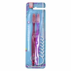 Cepillo Dental Adulto 490 Ps Cerdas Medianas CEPIMAX Pack X2 U