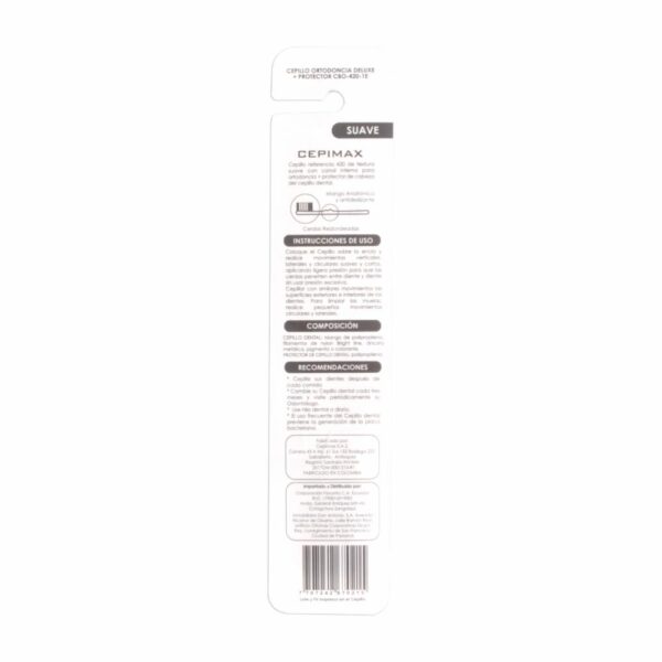 Cepillo De Ortodoncia Con Protector CEPIMAX Deluxe - Imagen 2