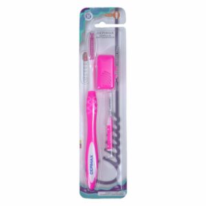 Kit Higiene Bucal De Ortodoncia Cepillo + Protector + Interdental CEPIMAX Pack X 3 Uds