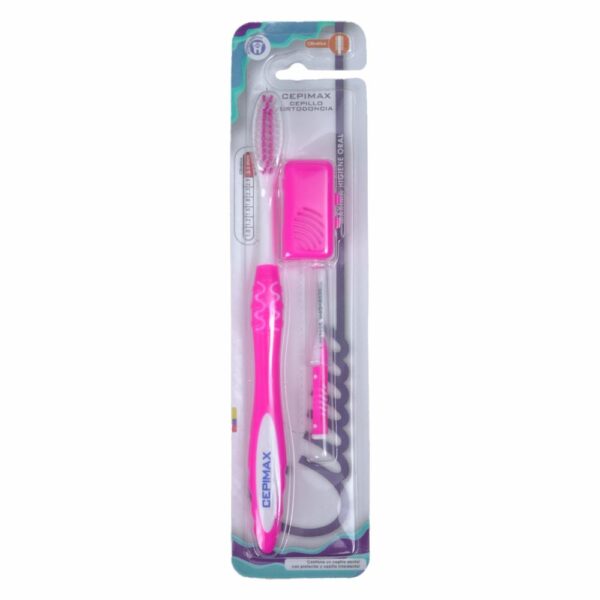 Kit Higiene Bucal De Ortodoncia Cepillo + Protector + Interdental CEPIMAX Pack X 3 Uds