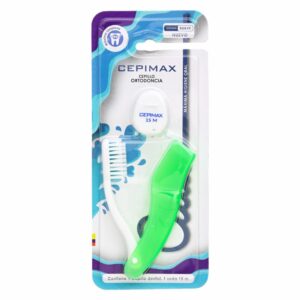 Kit Higiene Bucal Viajero Ortodoncia Cepillo + Seda CEPIMAX Pack X 2 Uds