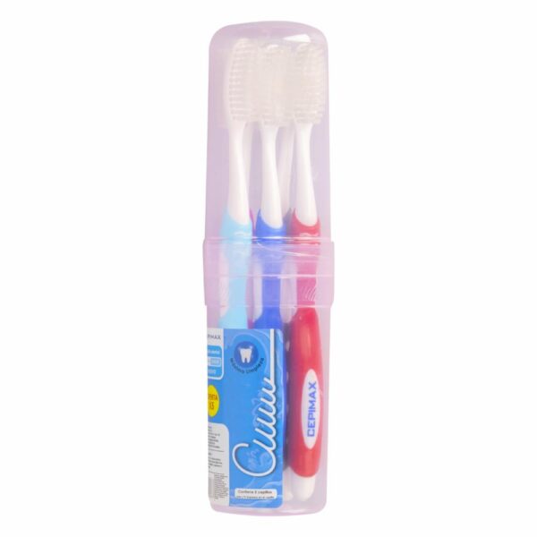 Cepillo Dental Adulto Cerdas Suaves CEPIMAX Pack X5 U