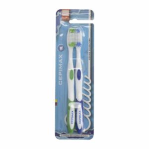 Cepillo Dental Adulto 490 Bc Cerdas Medianas CEPIMAX Pack X2 U