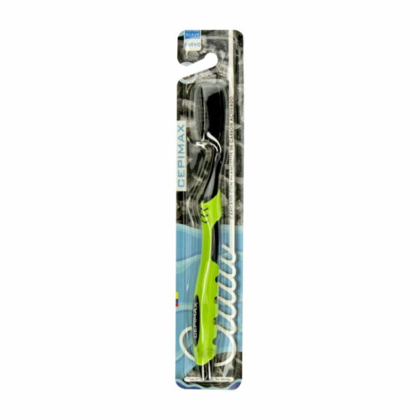 Cepillo Dental Adulto Cerdas Suaves Carbón Activo CEPIMAX Unidad