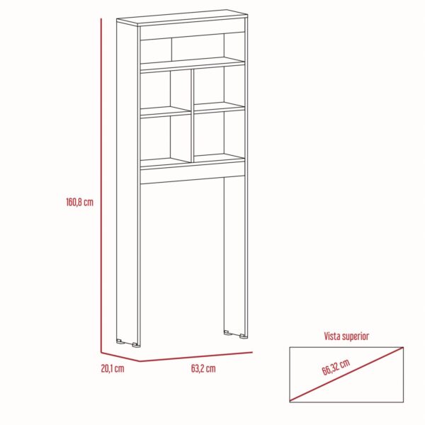 Mueble De Baño Ahorrador De Espacio Duo RTA Aglomerado de 15mm - Imagen 6