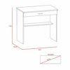 Escritorio 80 1 Cajón Wengue RTA MDF - Imagen 6