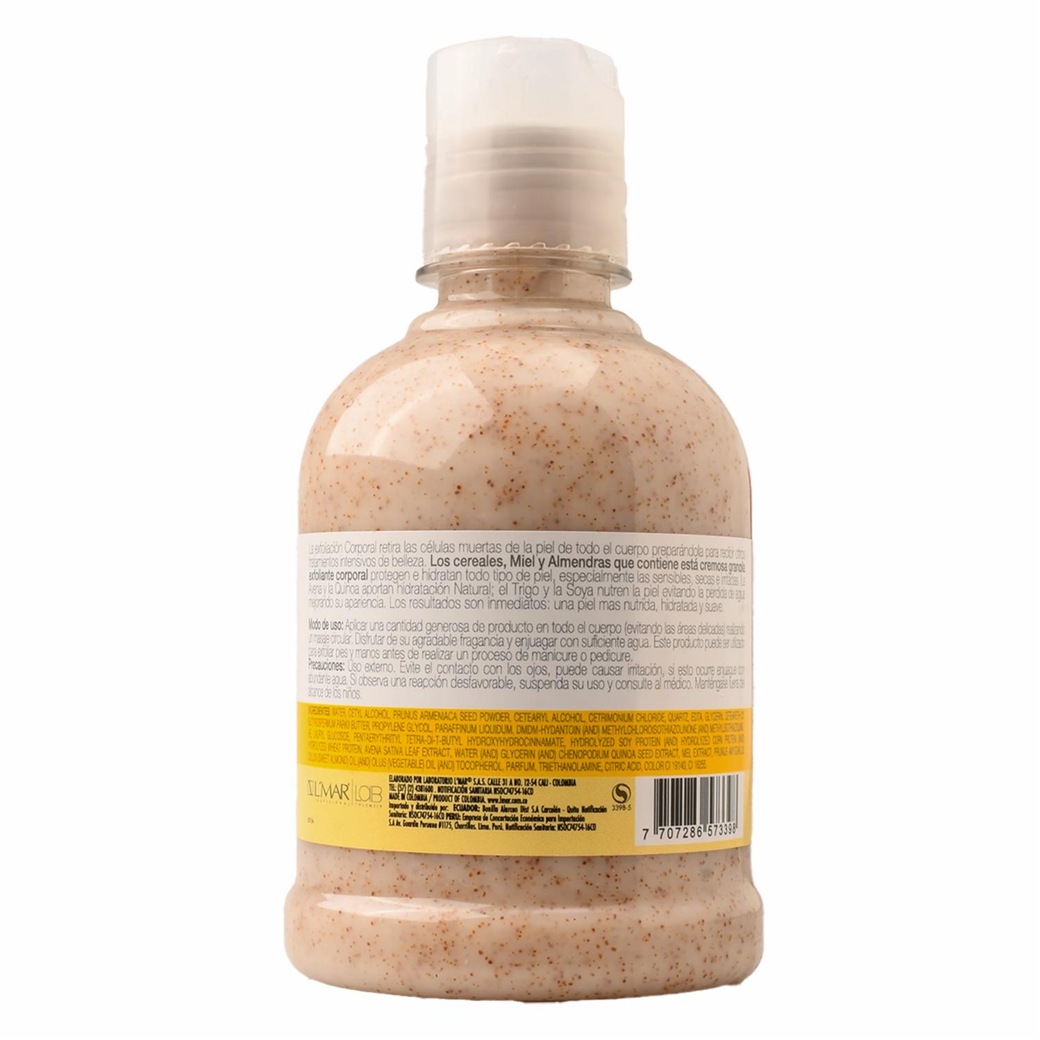 Exfoliante Corporal Corp En Crema Avena Trigo Miel L'MAR 300 G - Imagen 2