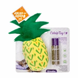 Juguete Para Gato Diseño Piña Con Cat Nip HAPPY Unidad