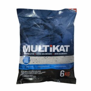 Arena Para Gatos Con Carbón Activado MULTIKAT 6 Kg