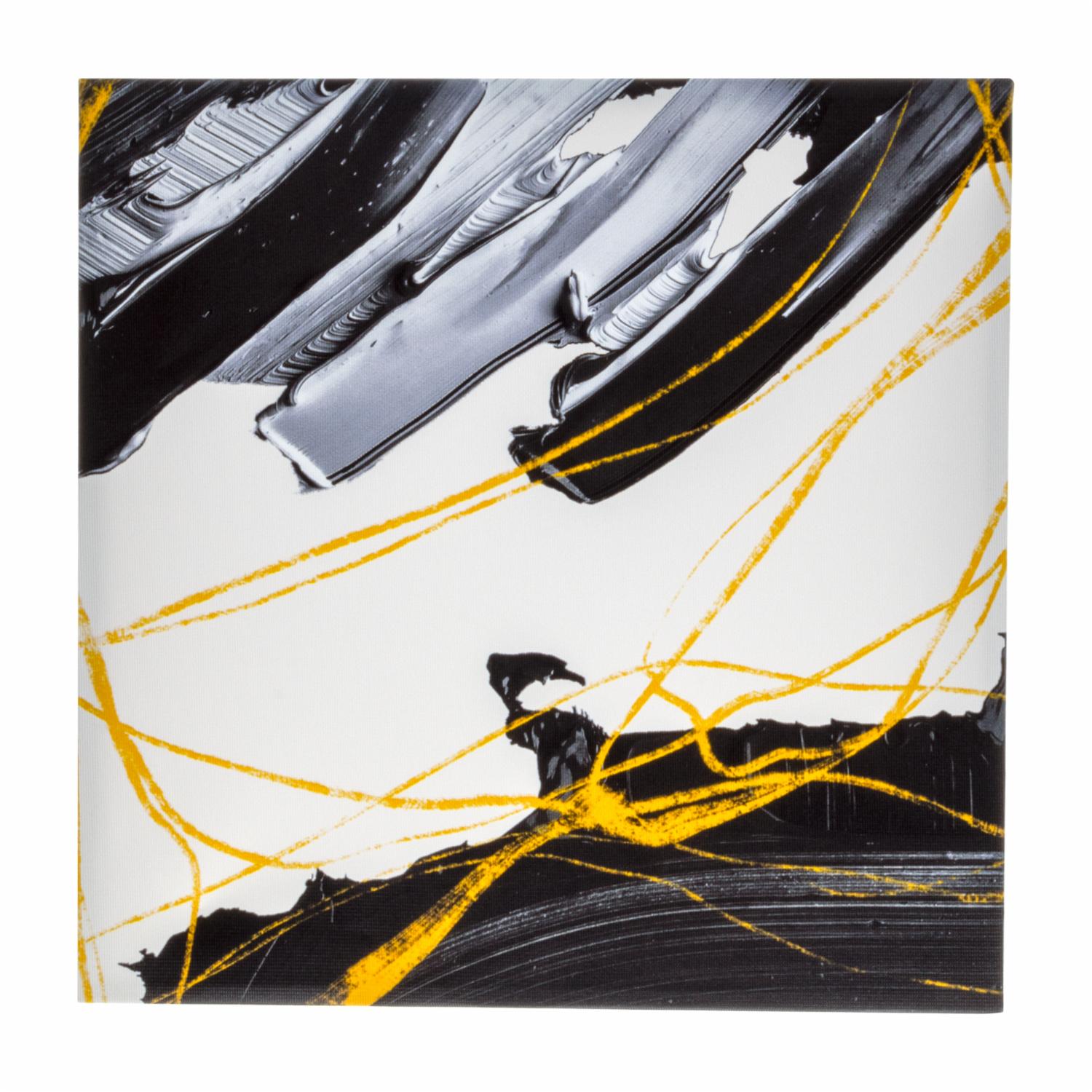 Cuadro Decorativo Colección Pincel Amarillo 1 FREE HOME Unidad