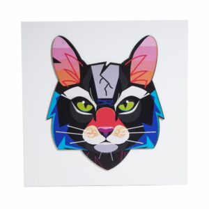 Cuadro Decorativo Colección Apliques Flotados De Mascotas KINK Unidad