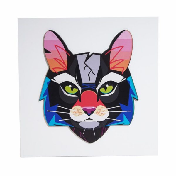 Cuadro Decorativo Colección Apliques Flotados De Mascotas KINK Unidad