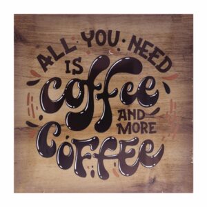 Cuadro Decorativo Colección  Café FREE HOME Unidad