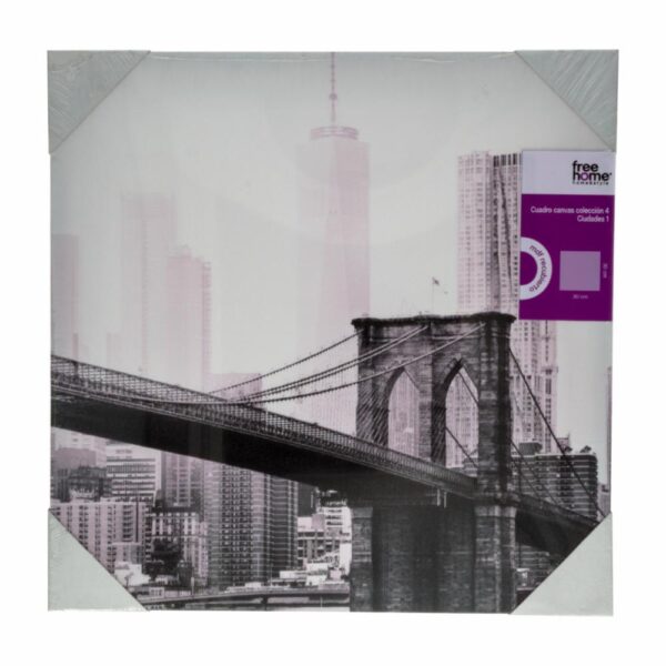Cuadro Decorativo Colección 4 Ciudades 1 FREE HOME Unidad