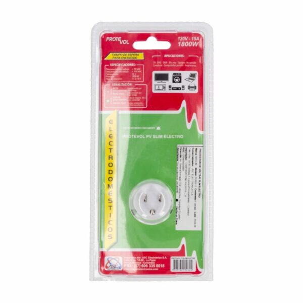 Protector De Voltaje Slim 1800 Watts MAGOM Unidad - Imagen 2