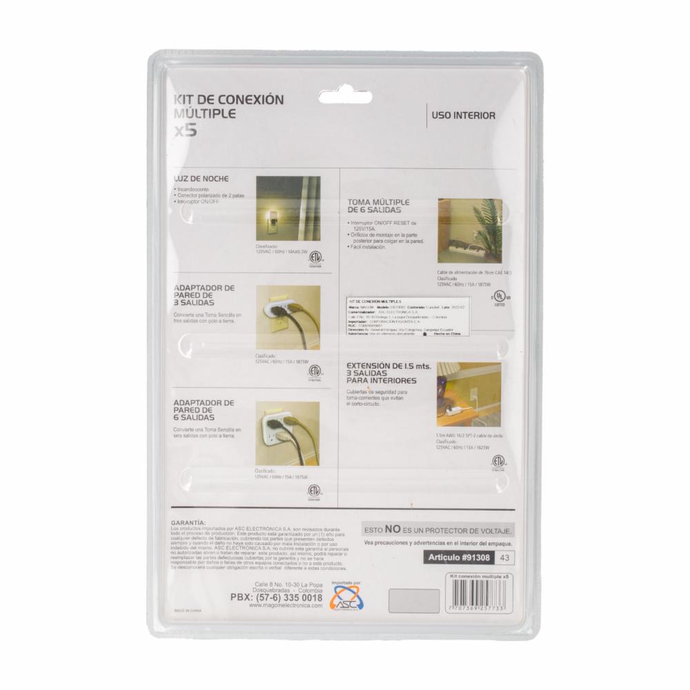 Kit De Conexión Múltiple MAGOM x5 - Imagen 2