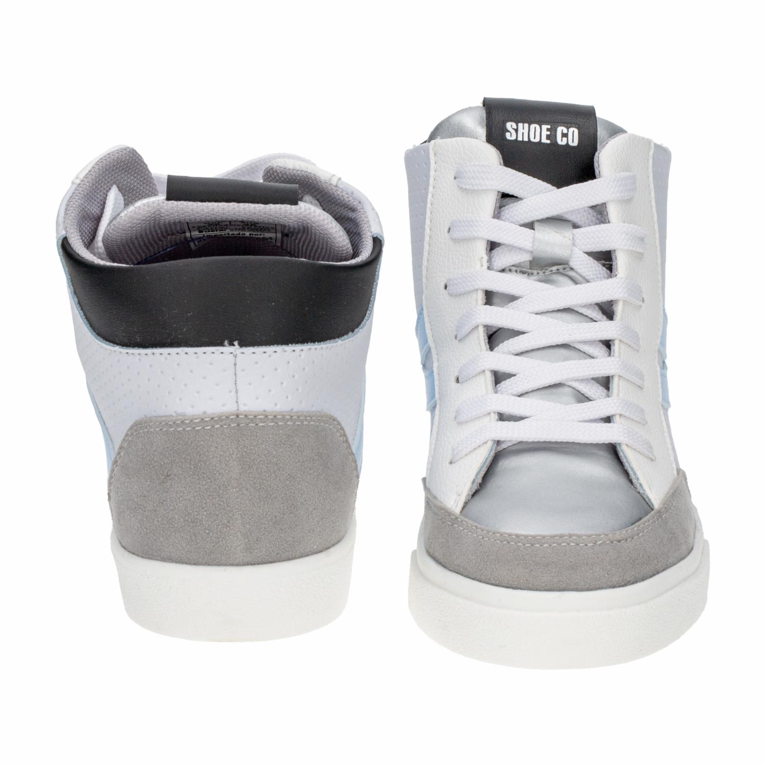 Zapato Deportivo Botas Venecia Blanco Con Azul SHOE CO - Imagen 3