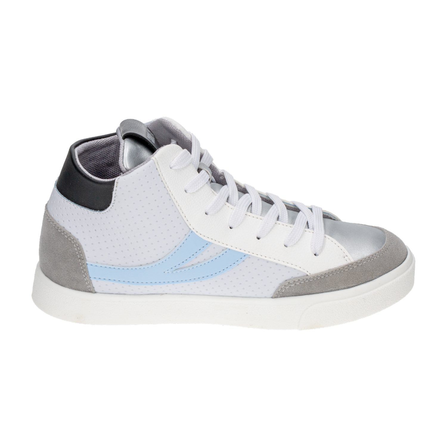 Zapatos Deportivo Botas Venecia Blanco Con Azul SHOE CO
