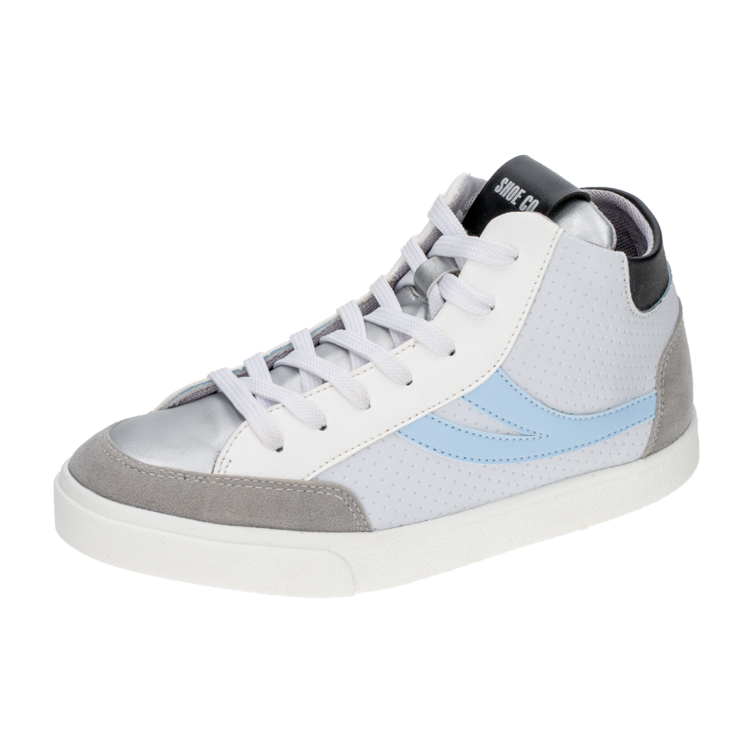 Zapatos Deportivo Botas Venecia Blanco Con Azul SHOE CO