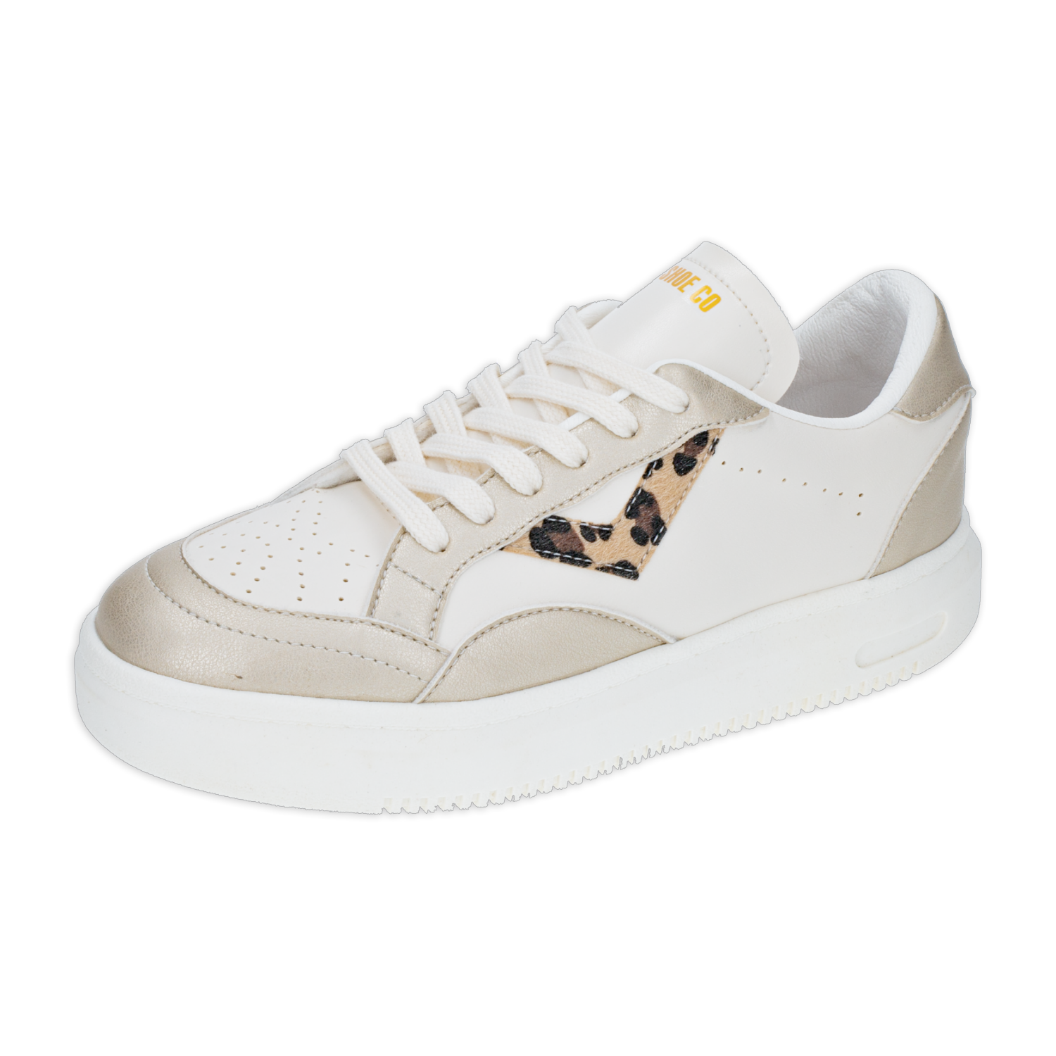 Zapatos Deportivo Urbano Barú Blanco Con Dorado SHOE CO