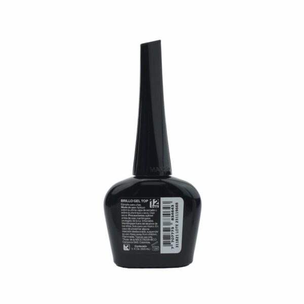 Esmalte De Uñas Brillo Gel Top MASGLO 13.5 Ml - Imagen 2