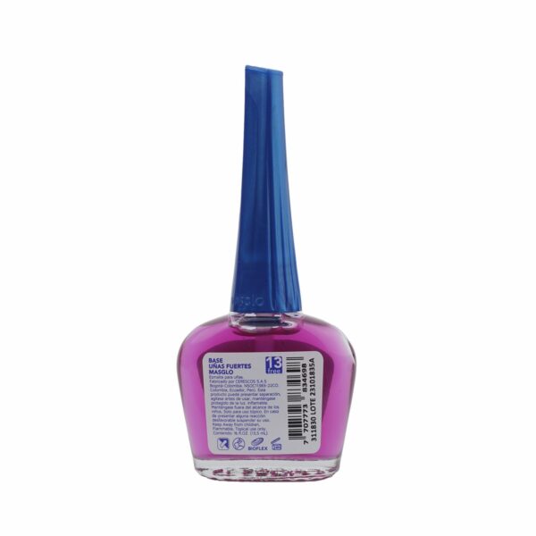 Tratamiento Para Uñas Base Fuertes MASGLO 13.5 Ml - Imagen 2