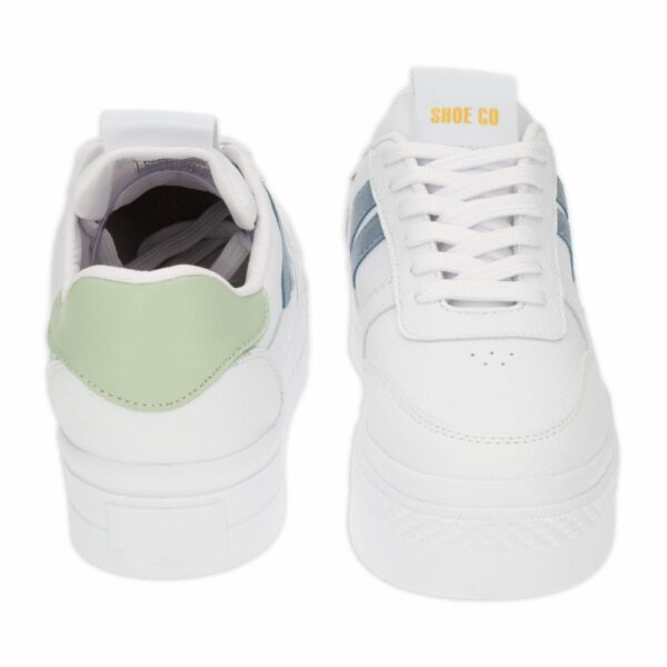Zapato Deportivo Urbano Retro Verde Combinado SHOE CO - Imagen 3