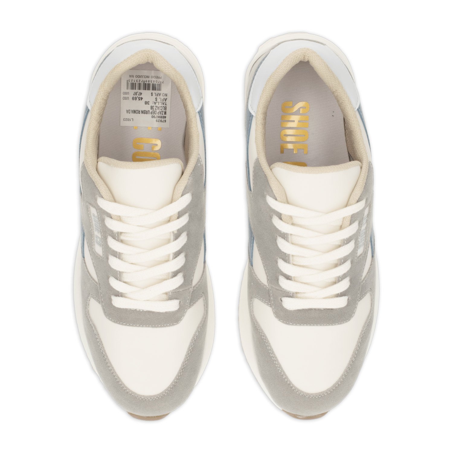 Zapatos Deportivo Urbano Roma Blanco Azul SHOE CO