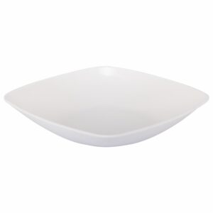 Plato Cuadrado Sopero Blanco VAJILLAS SABANA Gande