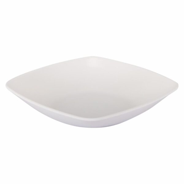 Plato Cuadrado Sopero Blanco VAJILLAS SABANA Pequeño