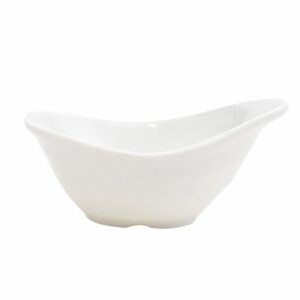 Salsera Ovalada Con Asa Blanca VAJILLAS SABANA Pequeño