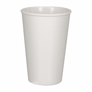 Vaso Plástico Liso Redondeado Blanco 350 Ml VAJILLAS SABANA B1003-A5BL