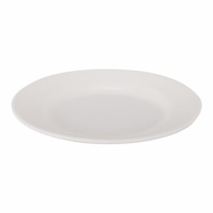 Plato Circular Plano Mini Blanco VAJILLAS SABANA 15 X 15 Cm