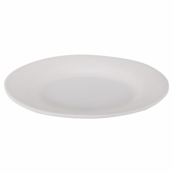 Plato Circular Plano Pequeño Blanco VAJILLAS SABANA 20 X 20 Cm