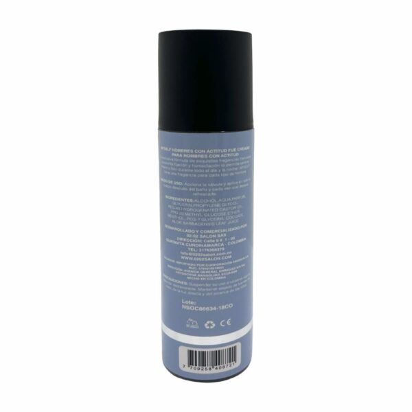 Body Splash Caballero Fragancia Shaggy MYSELF 260 Ml - Imagen 2