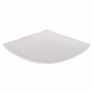 Plato Pequeño Cuadrado Blanco VAJILLAS SABANA 17 X 17 Cm
