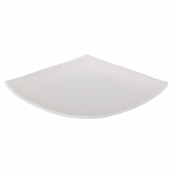 Plato Pequeño Cuadrado Blanco VAJILLAS SABANA 17 X 17 Cm