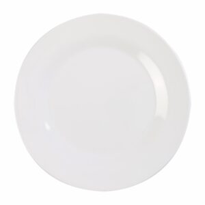 Plato Circular Plano Grande Blanco VAJILLAS SABANA 25 X 25 Cm