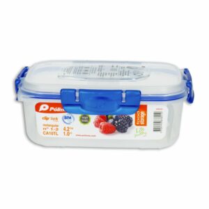 Repostero Plástico Rectangular Clip N' Lock PÓLIMES 1 Litros