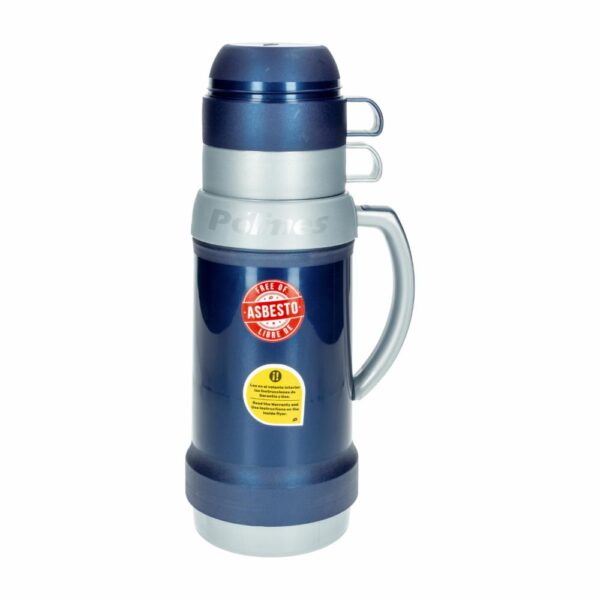 Termo Con Ampolla De Vidrio Deluxe POLIMES 1 Litro