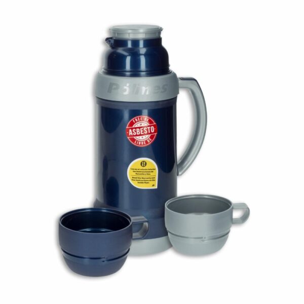 Termo Con Ampolla De Vidrio Deluxe POLIMES 1 Litro - Imagen 2