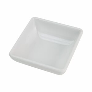 Salsera Cuadrada Pequeña Blanca VAJILLAS SABANA 7 X 7 X 2,5 Cm